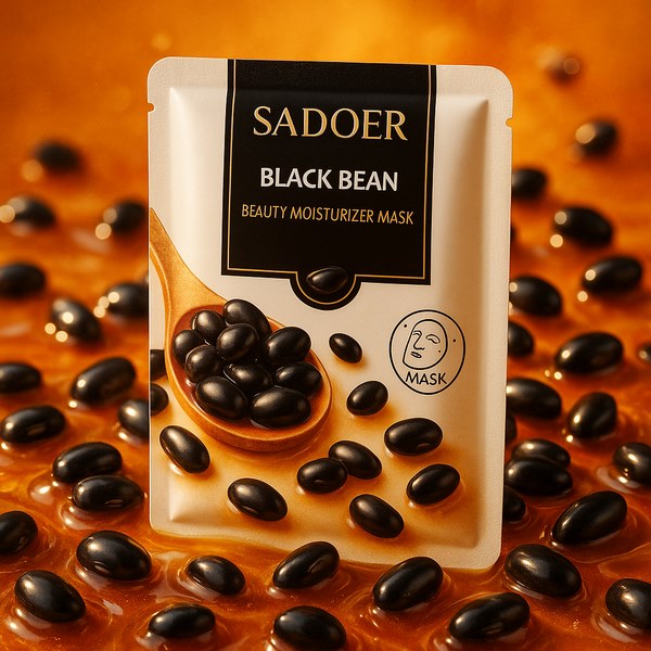 ماسک مرطوب‌کننده صورت SADOER (سادور) مدل BLACK BEAN  25ml