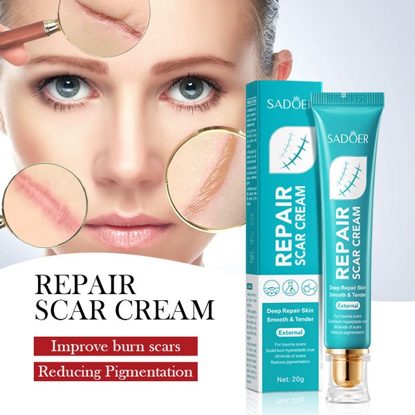 کرم ترمیم کننده رفع اسکار و جای زخم و جوش سادور 20ml